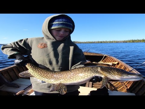 Brendan With Another Brace Lake Pike
