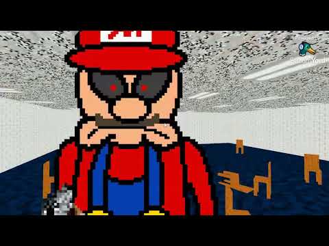 Everyone helps Baldi but something isn't right mario exe jumpscare