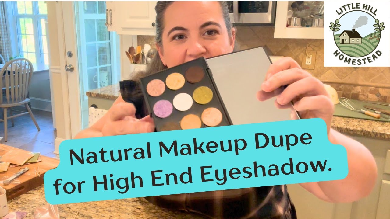 Eyeshadow DIY: Natural Makeup Dupes for High End Makeup. How to make your own eyeshadow palette