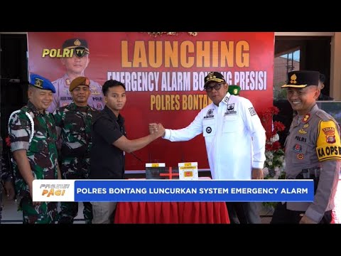 POLRES BONTANG LUNCURKAN SYSTEM EMERGENCY ALARM BONTANG PRESISI