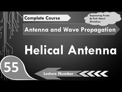 Helical Antenna Completely Explained in Antenna and Wave Propagation by Engineering Funda