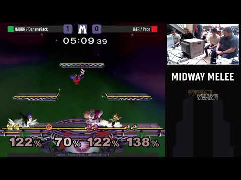 Midway Melee 1 - Doubles - Losers Finals - IMDRR / BananaSack vs R&R / Papa