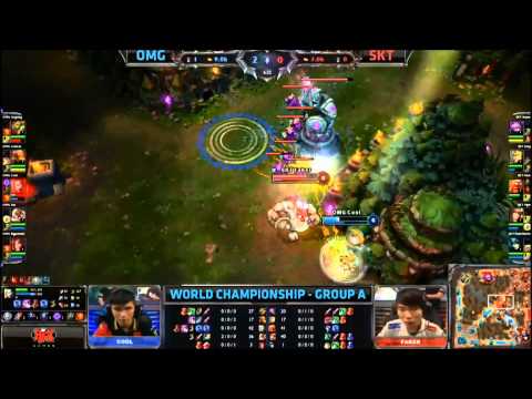 League of Legends World Championships - Faker plays with Gragas