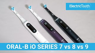 Oral-B iO Serie 7 vs. 8 vs. 9