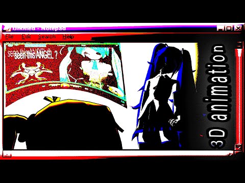 hazy moon jumpstyle - Project DIVA: Deep Blue 3D animation (⚠️FLASH WARNING⚠️) #Miku