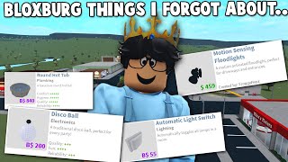 more THINGS I FORGOT ABOUT IN BLOXBURG... kind of