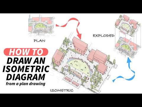 How To Draw An Isometric Diagram From A Master Plan