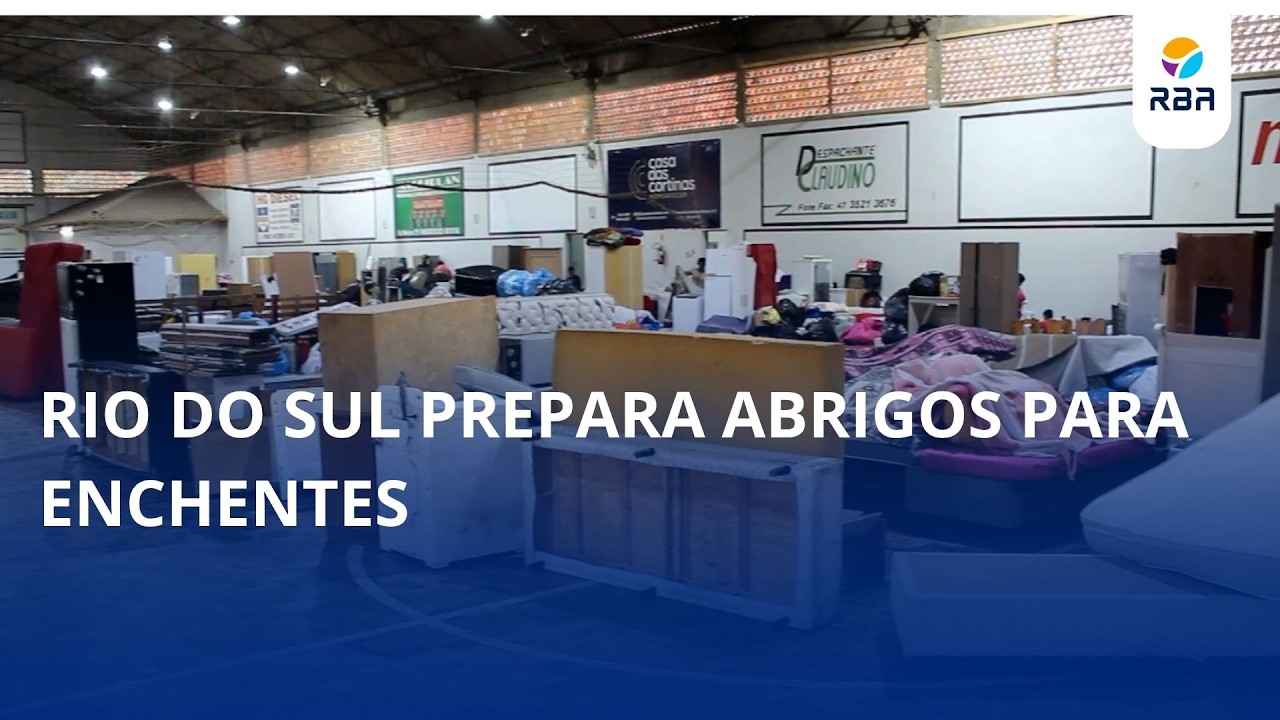 Rio do Sul prepara abrigos mais estruturados para as próximas enchentes