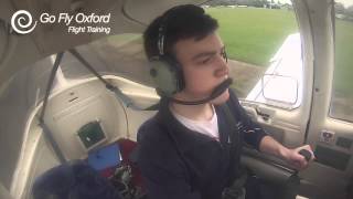 preview picture of video 'Ollie Hope's First Solo Flight with Go Fly Oxford'