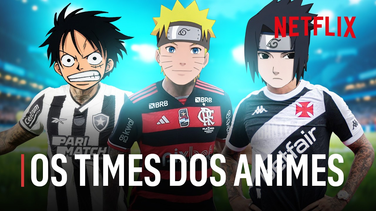 O time de futebol dos animes ⚽ | Netflix Brasil