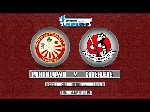 Portadown 0 - 1 Crusaders - 12/11/16