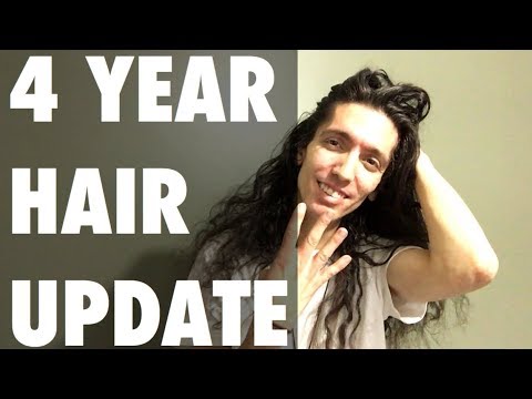 Men’s long hair / 4 year hair update