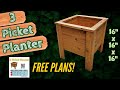3 Pickets, FREE Plans | Make Money Woodworking | How To