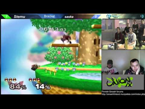 Union IX - Stemu (Neutral Cpt. Falcon) Vs. Saska (Red Cpt. Falcon) - SSBM - Losers Round 4