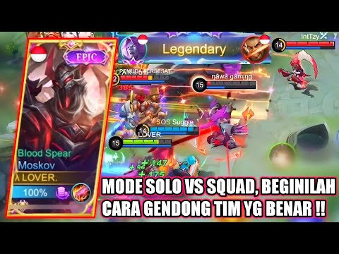 TOP GLOBAL MOSKOV MENGAMUK MODE 1 VS 5 AKTIF, TEAM FEEDER GK MASALAH - MOBILE LEGENDS