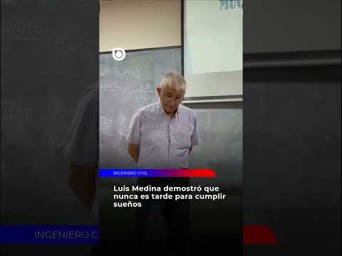 👷🏻 LUIS MEDINA SE RECIBIÓ DE INGENIERO CIVIL