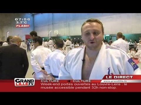 100 Ceintures Noires : Les jeunes judokas face à Matthieu Bataille (Roubaix)