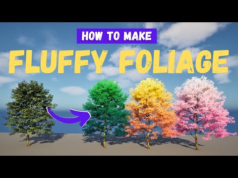 How To Give Any Foliage A Fluffy, Stylized Look - Unreal Engine 5 Materials Tutorial