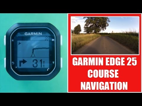 Garmin Edge 20 / 25 Course Navigation