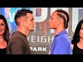 JOSE ZEPEDA INTENSE STARE DOWN OF REGIS PROGRAIS IN FIRST FACE OFF • PROGRAIS VS ZEPEDA FACE OFF