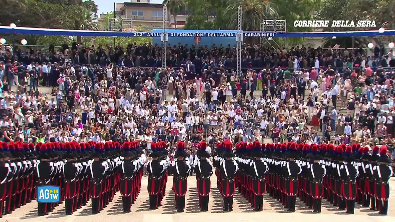 212° anniversario della Fondazione dell'Arma dei Carabinieri