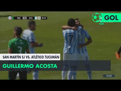 Guillermo Acosta (0-1) San Martín SJ vs Atl. Tucumán | Fecha 6 - Superliga Argentina 2018/2019
