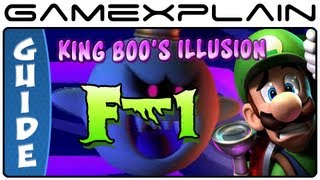 Luigi's Mansion 2: Dark Moon: King Boo's Illusion Boss Battle Gem, Boo & Puzzle Guide & Walkthrough