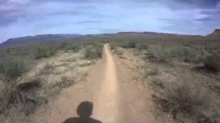 preview picture of video 'JEM, Cryptobionic and Dead Ringer Trails in Hurricane Rim Utah'