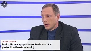 Darius Urbonas papasakojo, kokie svarbūs pasikeitimai laukia vairuotojų