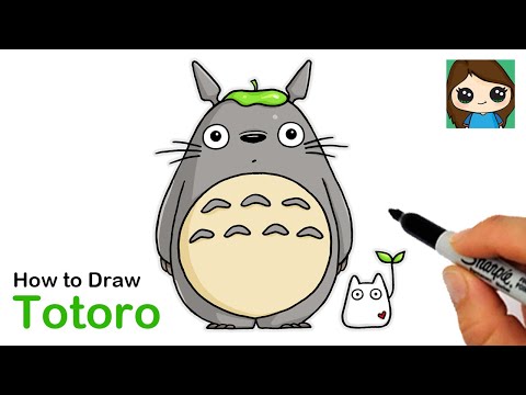 How to Draw Totoro 🌱 My Neighbor Totoro