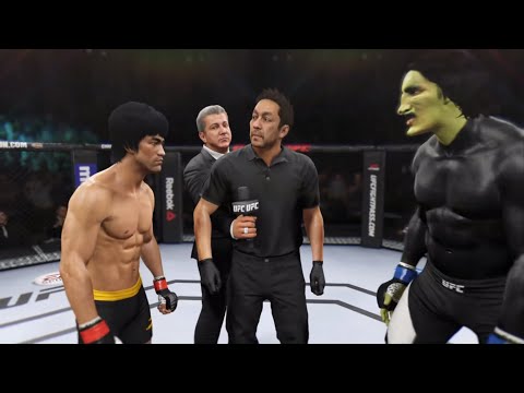 Bruce Lee vs. Black Witch (EA Sports UFC 2) - Epic Battle 💯 🐲 - Dragon Fights 🐉