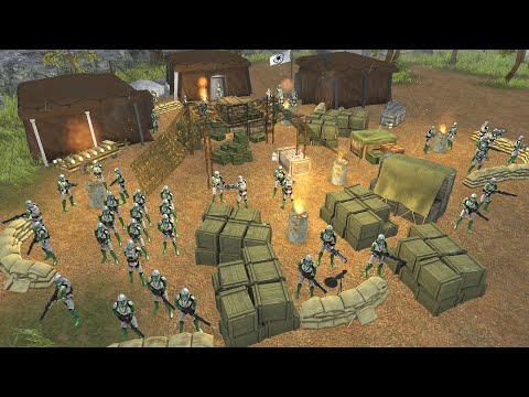 Surprise CIS Raid on Republic Compound! - Men of War: Star Wars Mod Battle Simulator