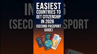 Easiest Countries to Get Citizenship in 2026 (Second Passport Guide)