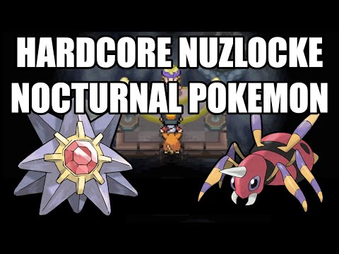 Pokémon HeartGold Hardcore Nuzlocke - Nocturnal Pokémon Only! (No items, No overleveling)