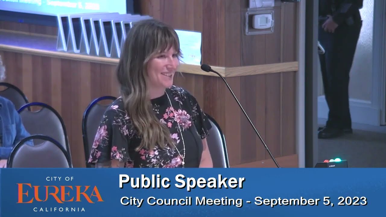 Eureka City Council Meeting 9/5/23 Decrim Public Comment