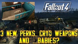 Analyzing Fallout 4: Crafting - 3 New Perks, Cryo Weapons & ...Babies? + More!