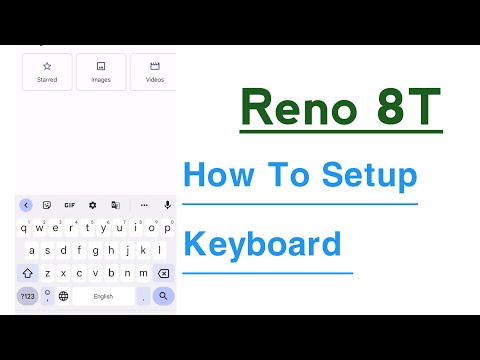 OPPO Reno 8T How To Setup Keyboard