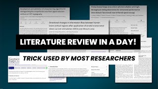 The FASTEST Way to Do Your Literature Review with AI!