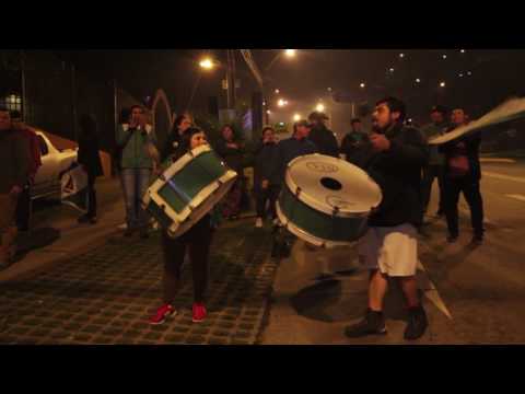 "Banderazo Los del Sur Segundo Partido Deportes Puerto Montt v/s Iberia" Barra: Los del Sur • Club: Deportes Puerto Montt