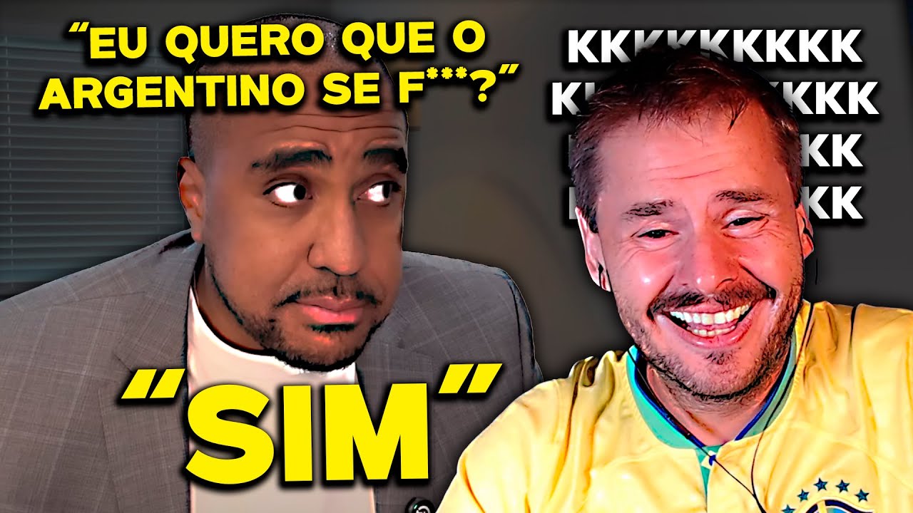 "MILEI É UM BANDIDO" RAIAM SANTOS TORA O PAU NO ARGENTINO KKK