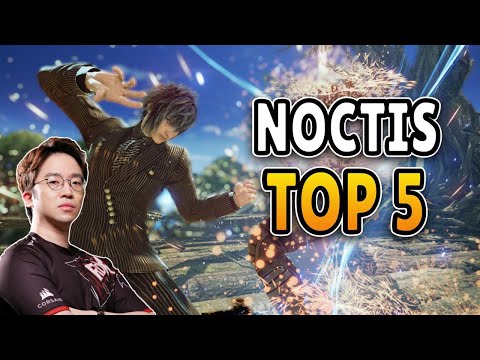 Knee shows what TOP 5 gameplay looks like - Knee (Noctis) vs. SuperHwoarang Tekken 7
