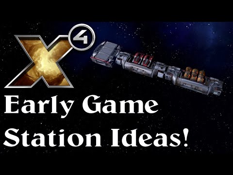 Get into stations quickly!  X4 Foundations, options for low cost stations.