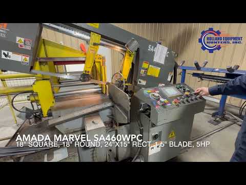 2020 AMADA MARVEL SA460WPC Saws, Saws, Band, Horizontal | Holland Equipment Hunters, Inc. (1)