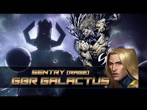 Sentry vs GBR GALACTUS【RAGE】MARVEL Future Fight