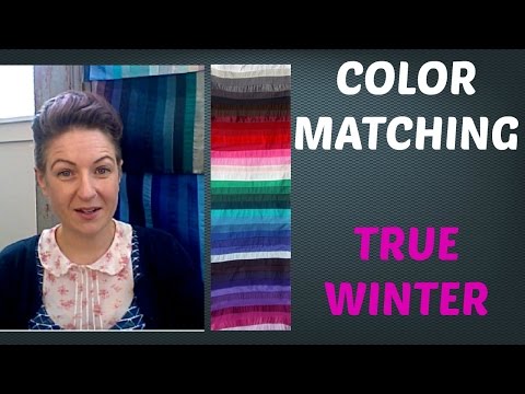 Winter Color Palette - Mix and Matching Colors for Clothing | Cool Skin Undertone | Color Analysis