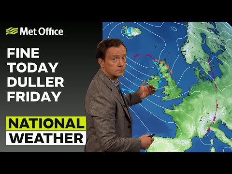 29/06/23 – Fine Today Duller Friday – Afternoon Weather Forecast UK – Met Office Weather