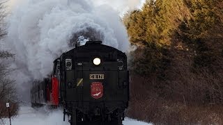 preview picture of video 'Kushiro Steam Locomotive Train in Winter (JR Hokkaido Steam Locomotive Type C11) / EOS MOVIE'