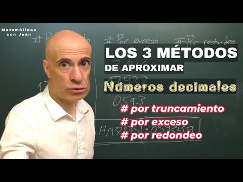 LOS 3 MÉTODOS DE APROXIMACIÓN DE NÚMEROS DECIMALES. Matemáticas Básicas