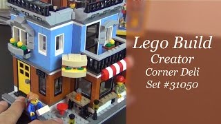 YouTube thumbnail: Let's Build - Lego Creator Corner Deli Set #31050 - Part #2