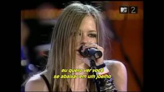 Avril Lavigne - Things I&#39;ll Never Say (Live Rock N Roll Hall Fame 2002) (Legendado)